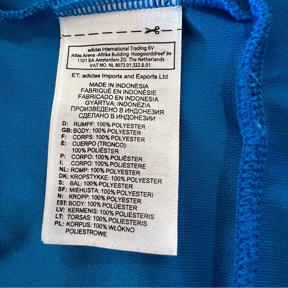 Adidas Track Top Blue Women’s Jacket Sweatshirt Size Small - Picture 10 of 14